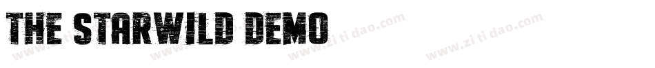 THE STARWILD DEMO字体转换